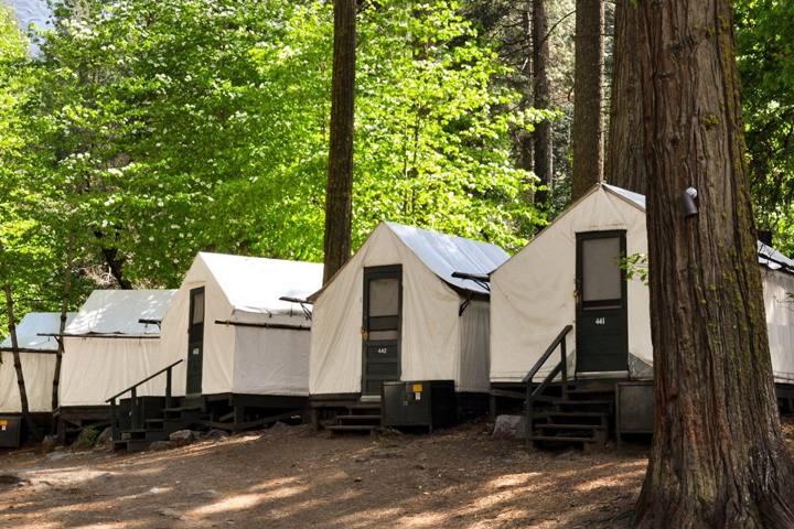 How to Book Yosemite Camping and Curry Village Cabins