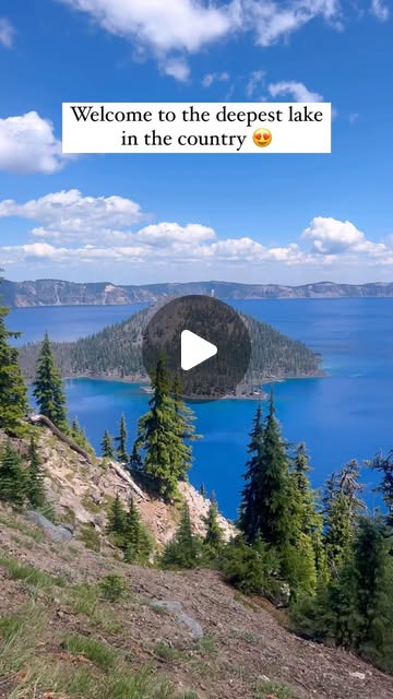 The drive around Crater Lake