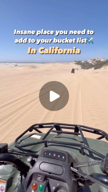 ATVs out on the Oceano Dunes