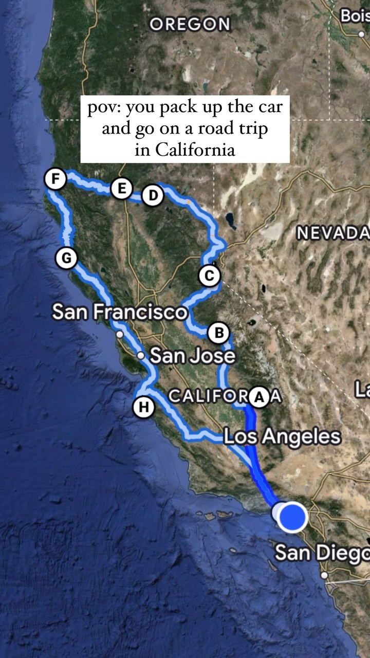 60 spots, 7 California road trips