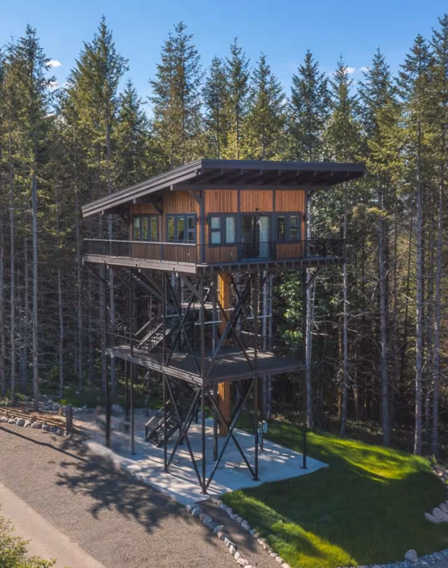 56 Ft High Tower in The Trees