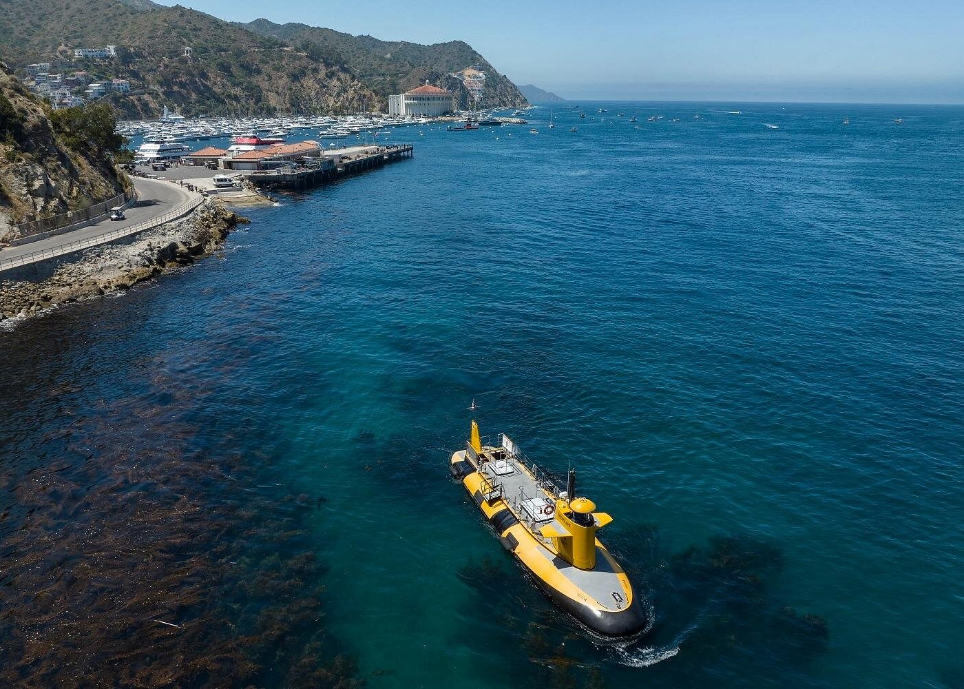Yellow Semi-Submarine Tour of Catalina Island From Avalon