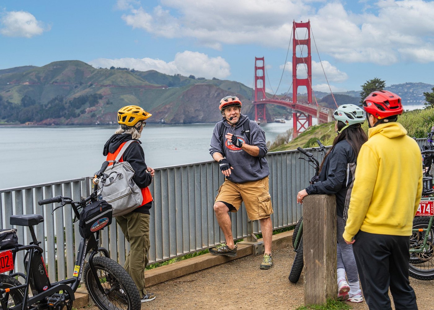 Golden Gate Bridge Guided E-Bike Tour to Sausalito